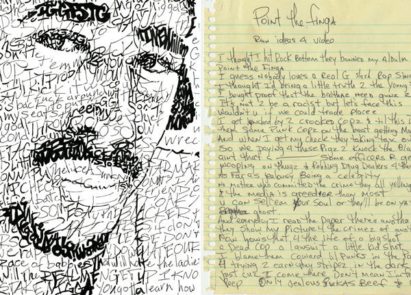 Tupac Word Art Print
