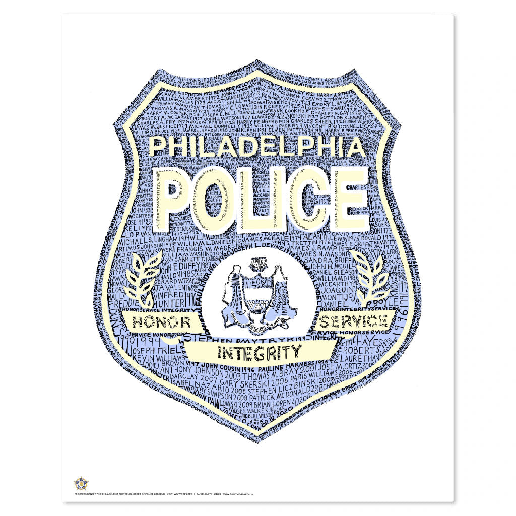 Philadelphia Police Fallen Officers Shield