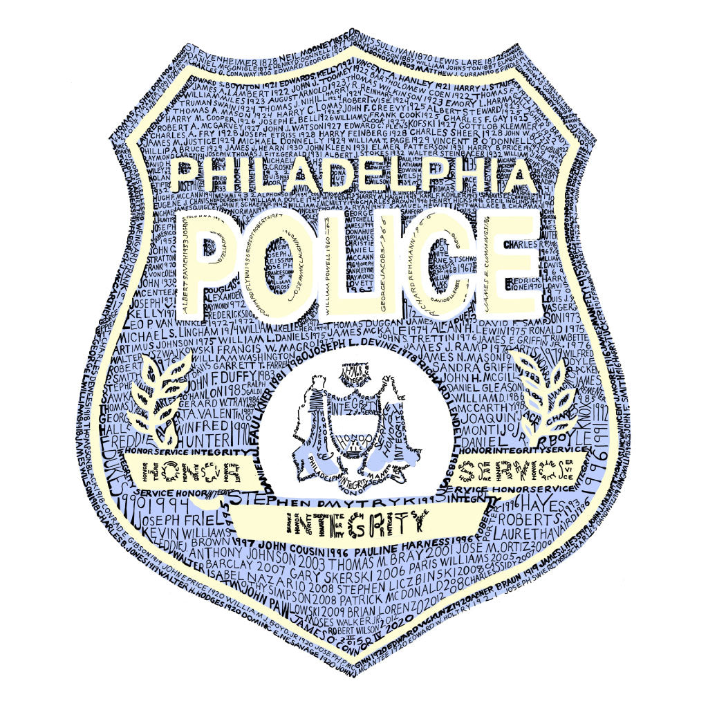 Philadelphia Police Fallen Officers Shield