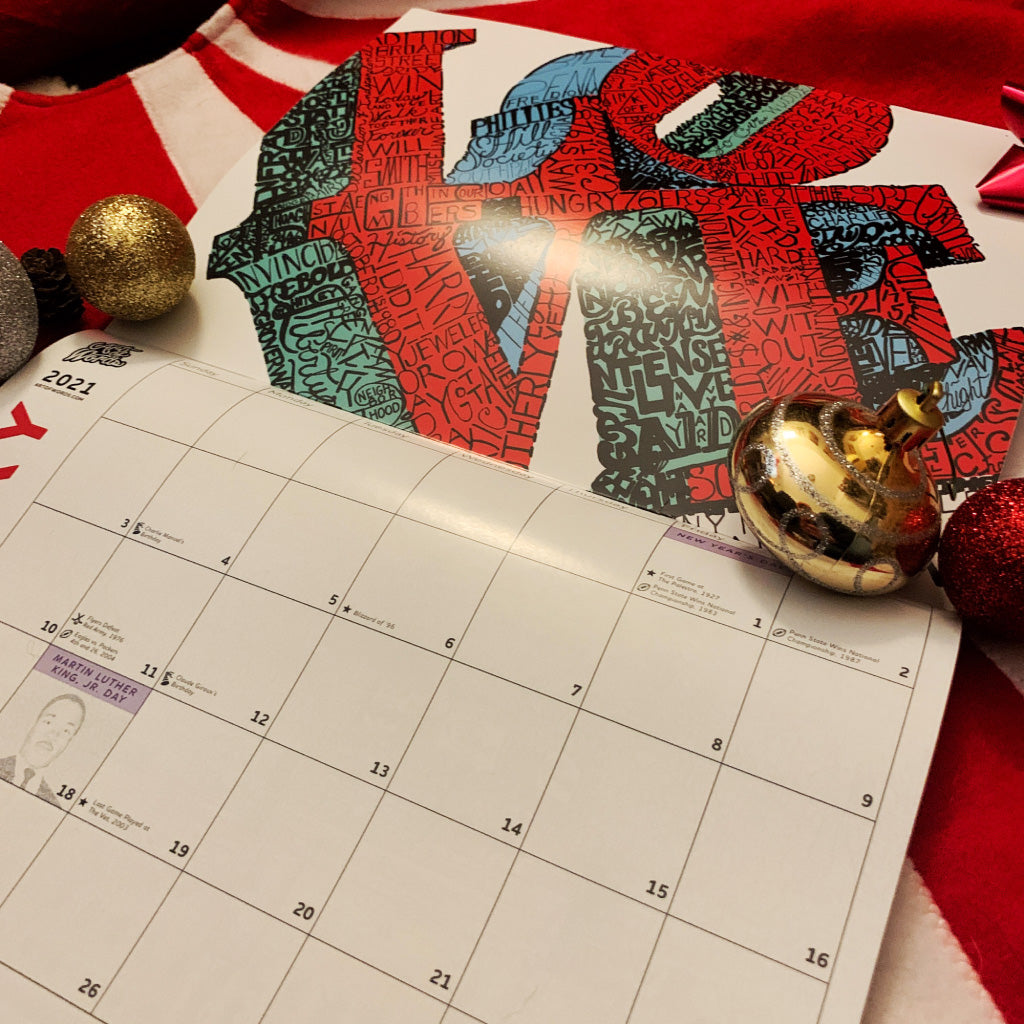 Art of Words 2021 Calendar