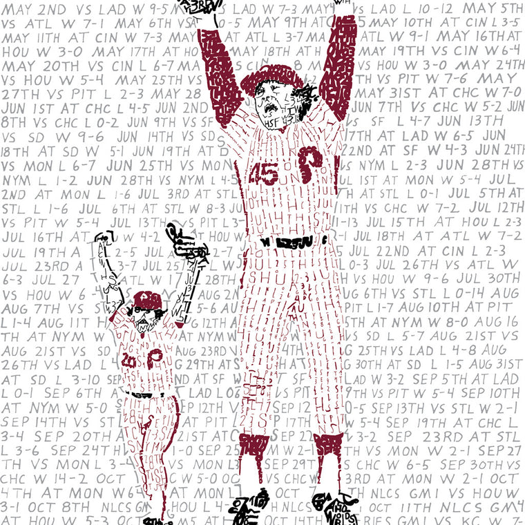 1980 Philadelphia Phillies World Series Wall Art