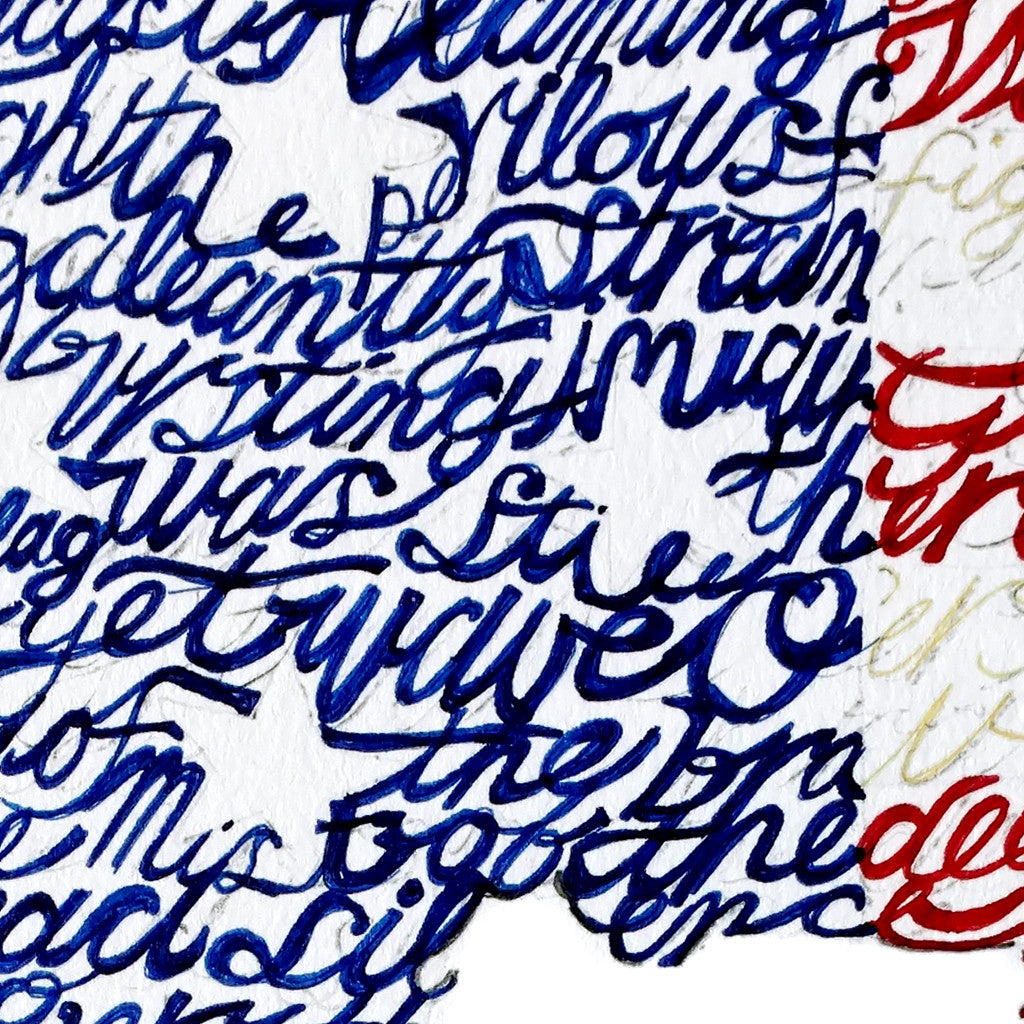 American Flag Wall Art Print