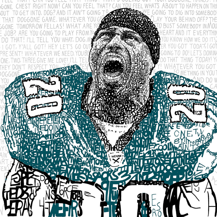 Philadelphia Eagles Brian Dawkins Wall Art Poster