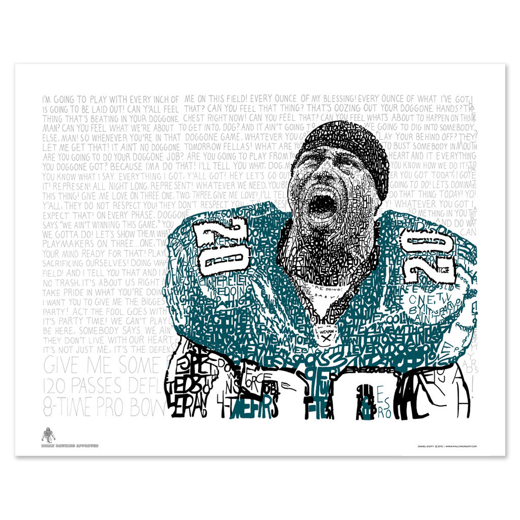Philadelphia Eagles Brian Dawkins Wall Decor