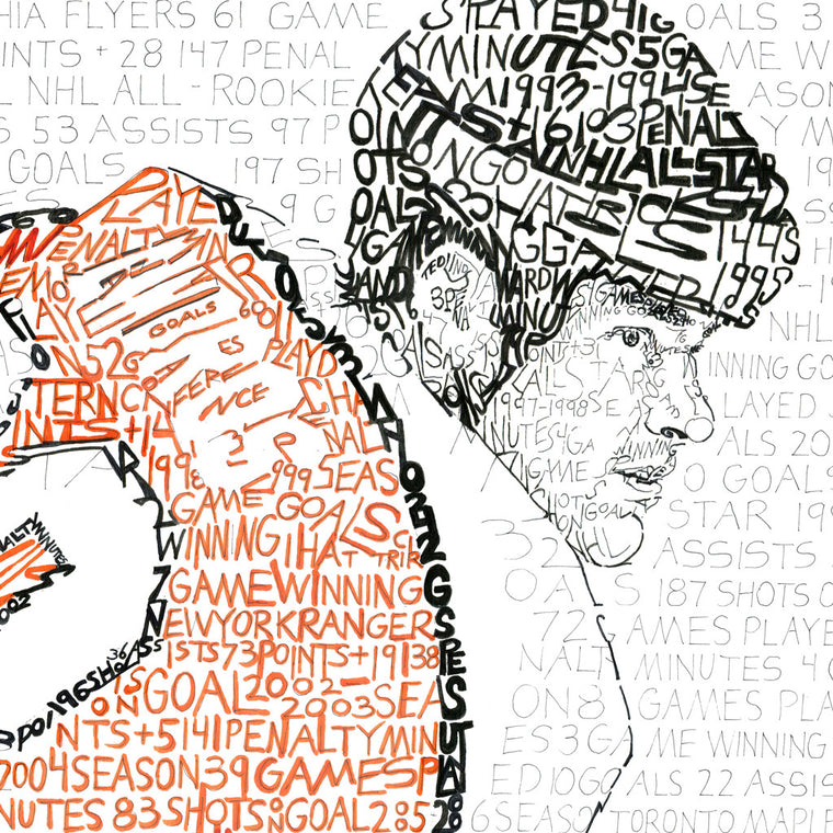 Philadelphia Flyers Eric Lindros Wall Art Print