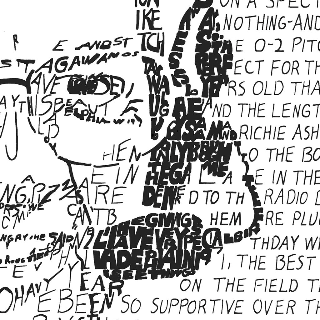 Philadelphia Phillies Harry Kalas Word Art