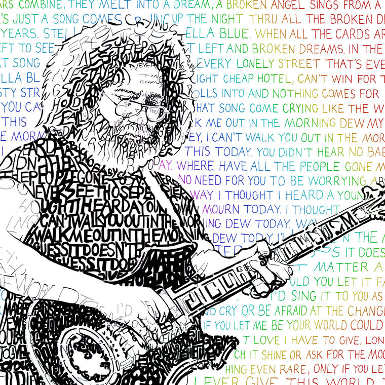 Grateful Dead Jerry Garcia Deadhead Poster
