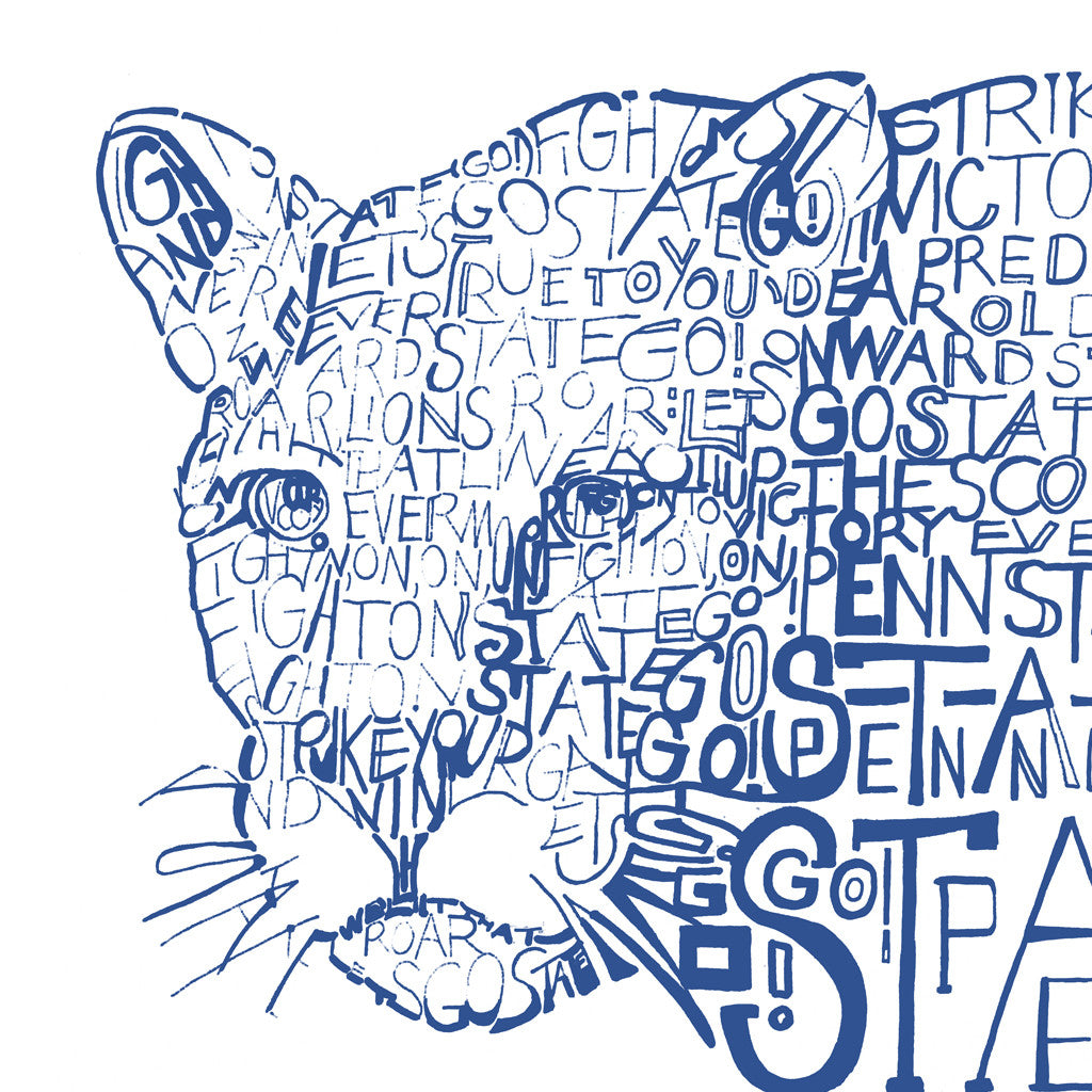 Penn State Nittany Lions Wall Art Poster