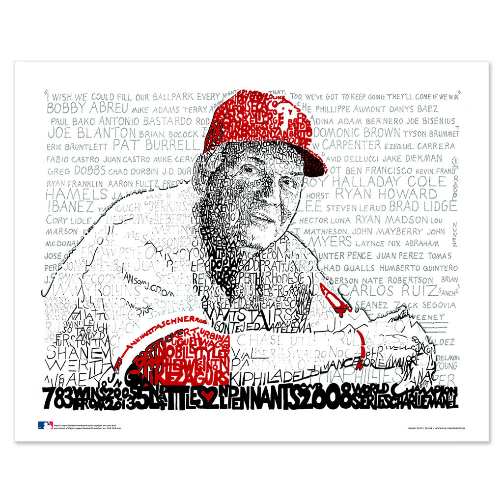 Philadelphia Phillies Charlie Manuel Poster