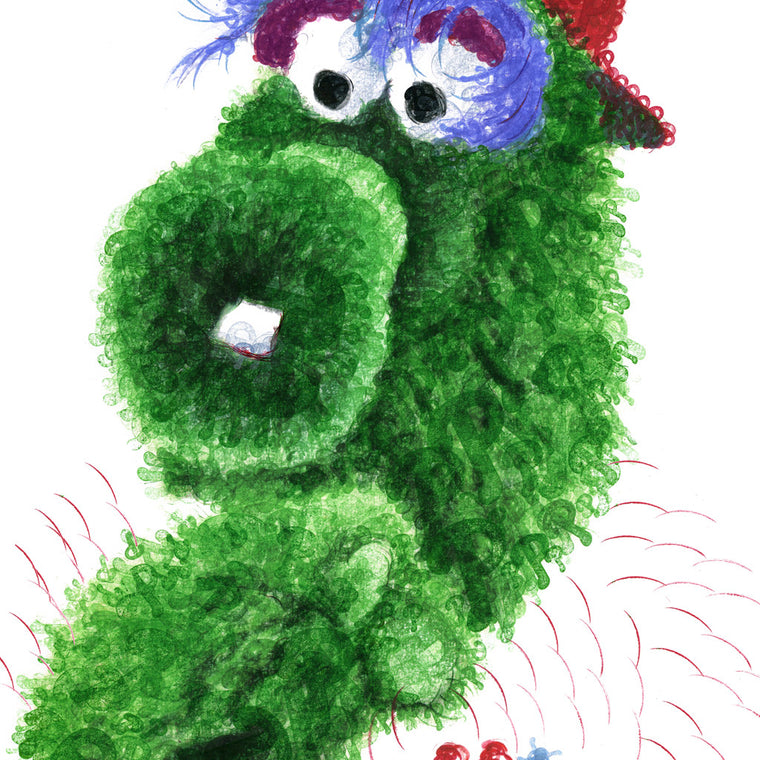 Philadelphia Phillies Phillie Phanatic Wall Art