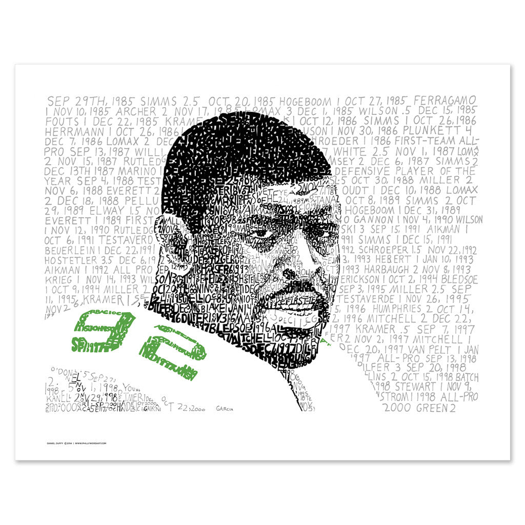 Philadelphia Eagles Reggie White Art Print