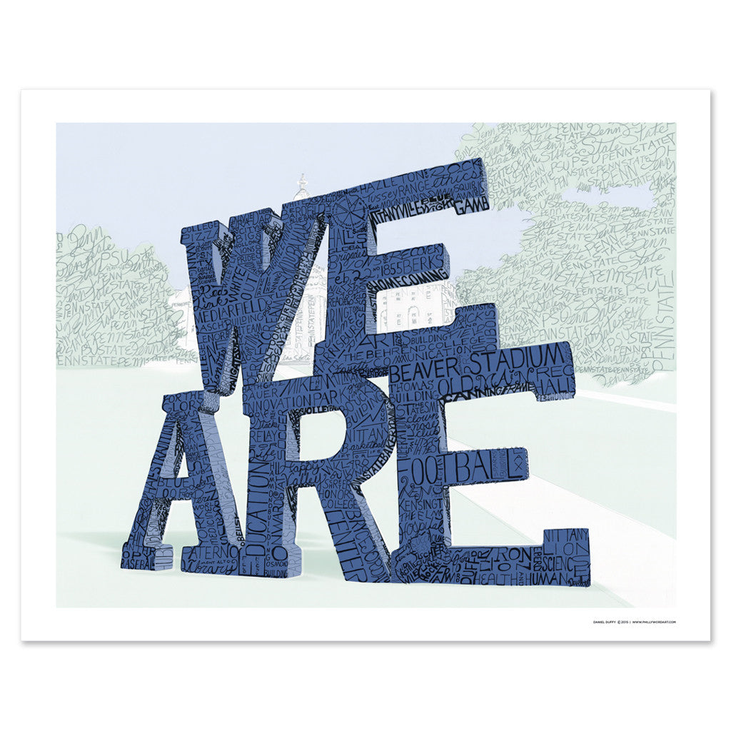 We Are Penn State Wall Decor