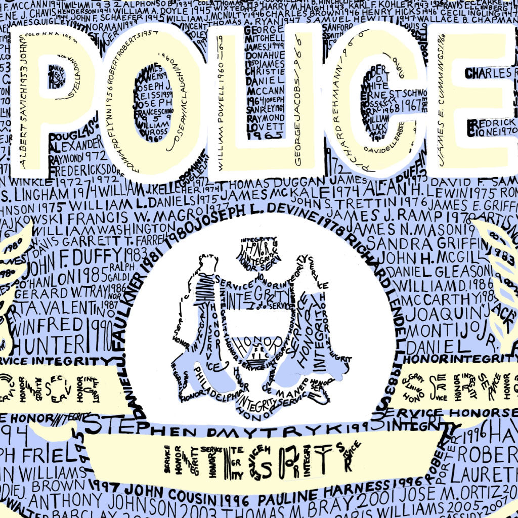 Philadelphia Police Fallen Officers Shield